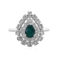Zilveren ring met een Grandidiriet