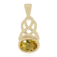 Gouden hanger met een heliodoor