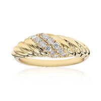 Gouden ring met SI2 (H) Diamanten (CIRARI)