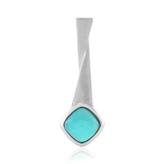 Zilveren hanger met een Blauwe Ethiopische Opaal
