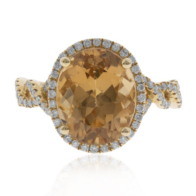 Gouden ring met een gouden beril (CIRARI)
