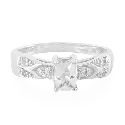 Zilveren ring met een Himalaya beril
