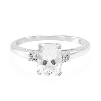 Zilveren ring met een gosheniet