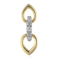 Gouden hanger met een IF Diamant (D)
