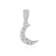Zilveren hanger met I2 (I) Diamanten