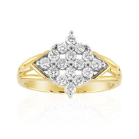 Gouden ring met Diamanten SI1 (G)