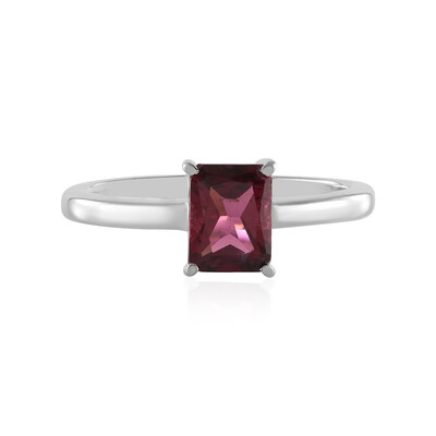 Zilveren ring met een Nigeriaanse roze toermalijn