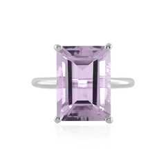 Zilveren ring met een lavendel amethist