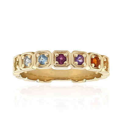 Zilveren ring met een citrien