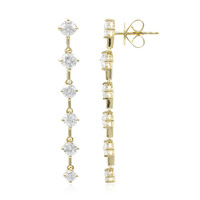 Gouden oorbellen met I1 (H) Diamanten (CIRARI)