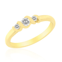 Zilveren ring met een zirkoon