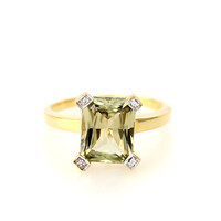 Zilveren ring met een zultaniet