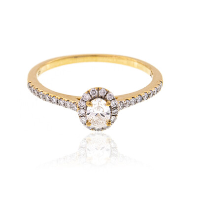 Gouden ring met een SI2 (H) Diamant