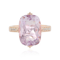 Zilveren ring met een lavendel amethist