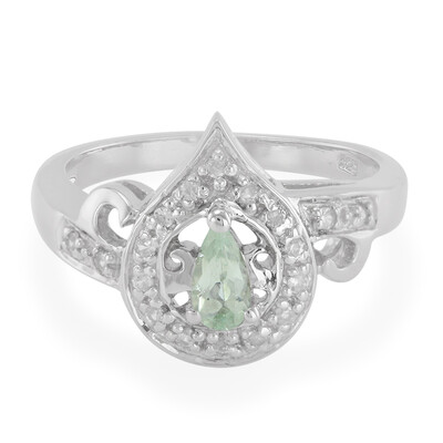 Zilveren ring met een Paraiba toermalijn