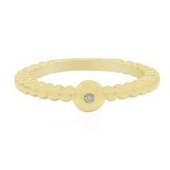 Zilveren ring met een I1 (G) Diamant