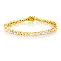 Zilveren armband met zirkonen