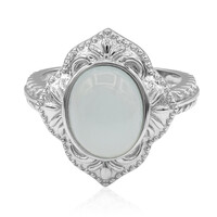 Zilveren ring met een Aqua Chalcedoon