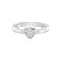 Zilveren ring met een I3 (J) Diamant