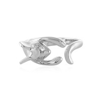 Zilveren ring met zirkonen