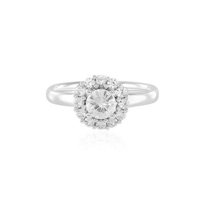 Zilveren ring met een zirkoon