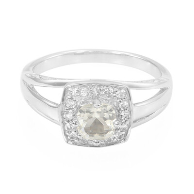 Zilveren ring met een Orthoklaas