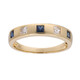 Gouden ring met Blauwe Ceylon saffieren (CIRARI)