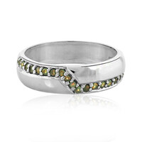 Zilveren ring met alexandrieten