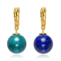 Zilveren hanger met een lapis lazuli