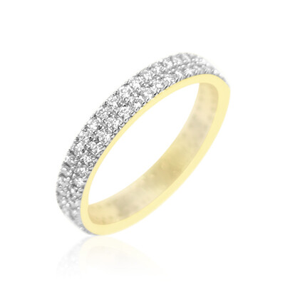 Gouden ring met VS2 (G) Candadese Diamanten