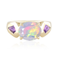 Gouden ring met een AAA Welo-opaal (de Melo)