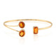 Gouden armband met een Ban Ka Cha oranje Saffier
