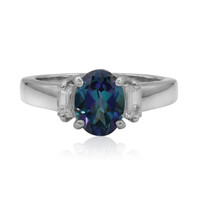 Zilveren ring met een Neptunus-topaas
