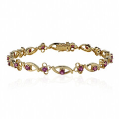 Zilveren armband met rhodolieten