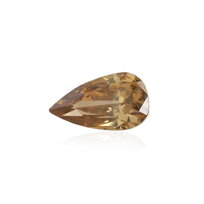 Edelsteen met een oranje VS2 diamant 0,36 ct