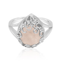 Zilveren ring met een rozen kwarts