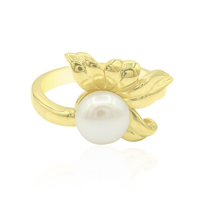 Zilveren ring met een zoetwater kweekparel (TPC)