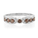 Zilveren herenring met Fancy diamanten