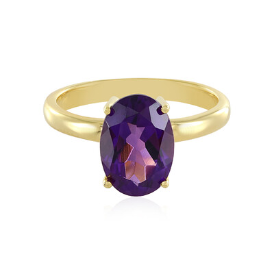 Zilveren ring met een amethist