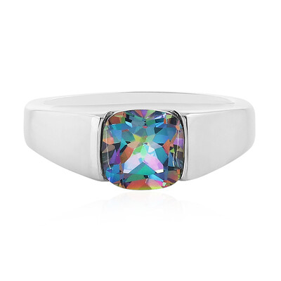 Zilveren ring met een Morning Dew Topaas