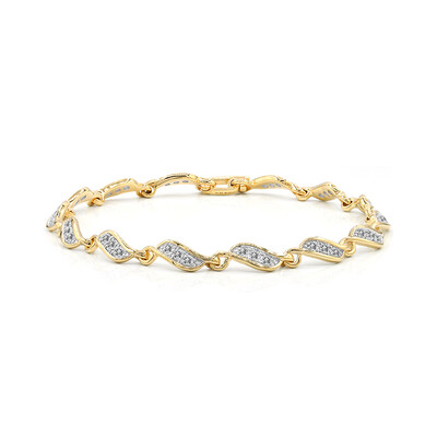 Gouden armband met Diamanten SI2 (G) (Annette)