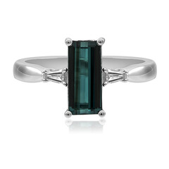 Gouden ring met een indigoliet (CIRARI)