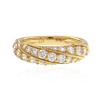 Gouden ring met Loepzuivere (F) Diamanten (LUCENT DIAMONDS)