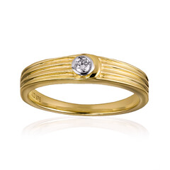 Gouden ring met een SI1 (H) Diamant