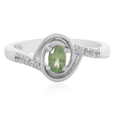 Zilveren ring met een Braziliaanse alexandriet