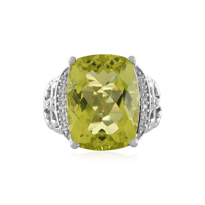 Zilveren ring met een Limoen Kwarts