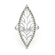 Zilveren ring met Fancy diamanten