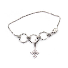 Zilveren armband met zirkonen (Dallas Prince Designs)