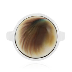 Zilveren ring met een Shiva oog