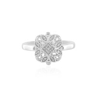 Zilveren ring met I2 (J) Diamanten